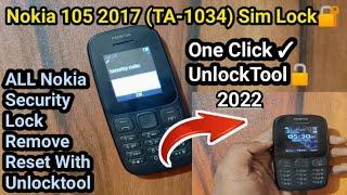 Nokia 105 TA-1034/1037 Format with UnlockTool || Nokia TA 1034 Security Code Unlock Sim Lock Reset 