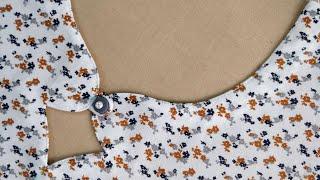 Simple and Easy Neck Design for Suit/Kurti Cutting and Stitching