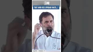 #Shorts | "BJP and RSS spread hate.." | Rahul Gandhi | PM Modi | Haryana Elections 2024 | Congress