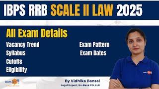 IBPS RRB Scale II Law 2025 - All Exam Details