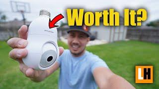 Light Bulb Security Cameras Worth It? LaView L2 Camera Review