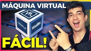 COMO INSTALAR UMA MÁQUINA VIRTUAL COM O VIRTUAL BOX (Fácil)