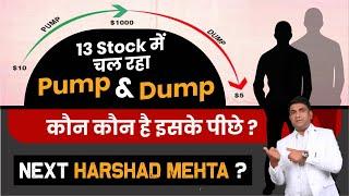 13 Stock में चल रहा Pump & Dump | कौन कौन है इसके पीछे ? NEXT HARSHAD MEHTA ? | Stock market scam