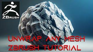 Remeshing and UV Unwrapping High-Poly Models in ZBrush