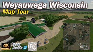 Weyauwega Wisconsin | Map Tour | Farming Simulator 22