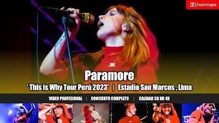 Paramore 'This is Why Tour Perú 2023' | Estadío San Marcos , Lima