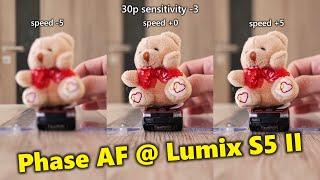 Phase Autofocus in Lumix S5 II: Comparison Test