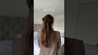 Hair styles for Autumn #hairstyles #hairinspo #easyhairtutorial #easyupdo #brunette #bow