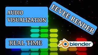 Blender Tutorial PREVIEW: Audio Visualizer in 2.8 EEVEE