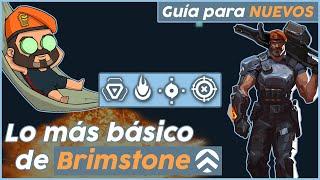 Guía de Agente Valorant: Brimstone, el CONTROLADOR perro viejo | Lo más básico (guía para nuevos)