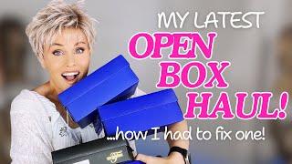 My latest OPEN BOX WIG HAUL! / I think I KNOW WHY this one is ON CLEARANCE! / HOW I had to FIX IT!