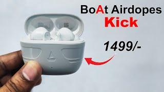 Boat Airdopes Kick TWS Earbuds 75 Hours Playback Time - Unboxing and Review