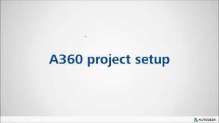 Setting up a new project in A360 Team