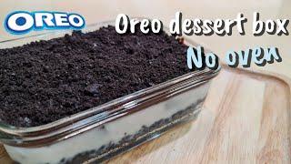 Oreo Dessert box no oven no wipping cream easy cooking | Let's cook by KK