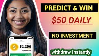 NO INVESTMENT : this App will pay you $50 daily and you can withdraw instantly/make money online