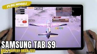 Samsung Tab S9 PUBG Mobile Gaming test | Snapdragon 8 Gen 2, 120Hz Display