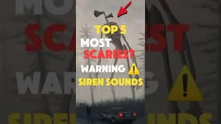 TOP 5 scariest siren sounds in the world.