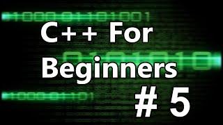 C++ Programming Tutorial For Beginners - 5 - Input Output with cin and cout