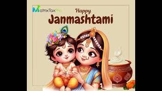 Happy Krishna Janmashtami 2024! | Celebrate with Matrix Tax Pro