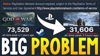 The PSN Account Linking on Steam and PC is a BIG Problem - God of War Ragnarok Numbers FALL OFF