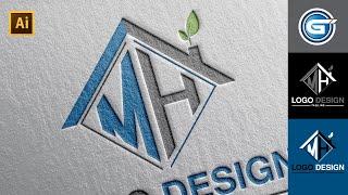 Master in Graphic Design Illustrator CC Tutorial | How to make professional logo design