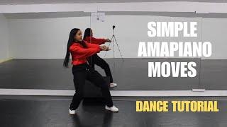 Simple Amapiano Dance Moves Tutorial For Beginners | Amapiano Dance Tutorial