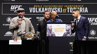 UFC 298: Pre-Fight Press Conference Highlights