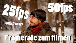 FRAMERATE richtig einstellen filmen lernen Tutorial Paul Jonack