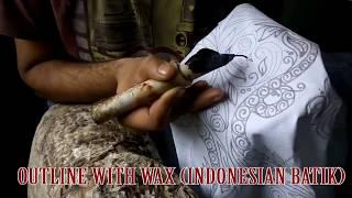 Indonesian batik | batik print | batik art | indian batik full process