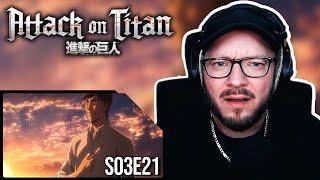 Das ERSTE MAL Attack on Titan 3x21 | "Der attackierende Titan" | Reaction