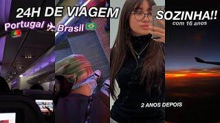 24H VIAJANDO SOZINHA PRO BRASIL (depois de 2 anos fora)