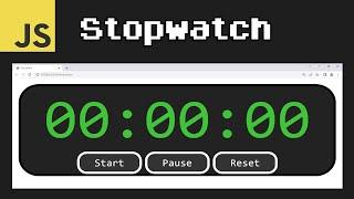 A stopwatch written in JavaScript ⏱️