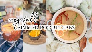 COZY FALL SIMMER POT RECIPES // MAKE YOUR HOME SMELL COZY FOR FALL // CHARLOTTE GROVE FARMHOUSE