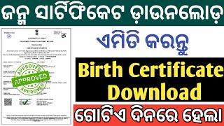 How to Download Birth Certificate online - Check your status online!