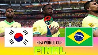 SOUTH KOREA vs BRAZIL - Final FIFA World Cup 2026  Full Match All Goals  Football Match