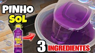 COMO FAÇO PODEROSO PINHO  GEL BACTERICIDA COM PODER CLAREADOR 