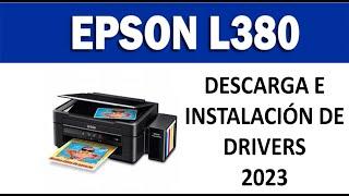 Como descargar drivers Epson L380 sin CDs || Actualizado 2023