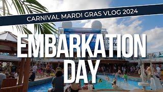 Mardi Gras 2024 - Day 1 - Embarkation Day