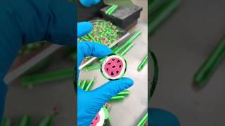 Making Watermelon  Shaped Candy! Mesmerizing ASMR Process - Satisfying Candy Art