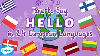 Learn to Say 'Hello' in 24 Languages | European Day of Languages