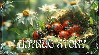 LADYBUG STORY 4K | Relax Your Mind - Soothing Piano & RAIN FOREST Sounds - #28