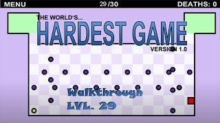 The World's Hardest Game - Walkthrough Level 29