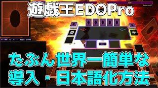 たぶん世界一簡単な遊戯王EDOPro（ADS）導入・日本語化ゼミナール　how to introduce EDOPro