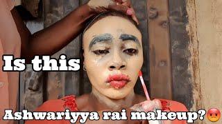I went to the WORST REVIEWED makeup artist in my city for ASHWARIYYA RAI MAKEUP 