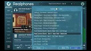 dSONIQ Realphones | コントロールルームの音響環境をヘッドホンに再現