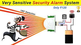 Very Smart Security Alarm System using PIR Motion Sensor || Inspire Award Project || Science Project