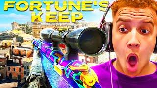 My FIRST GAME on Warzone Fortune's Keep! (NEW MAP Gameplay)