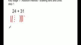 Key stage 1 addition drawing tens and units 1