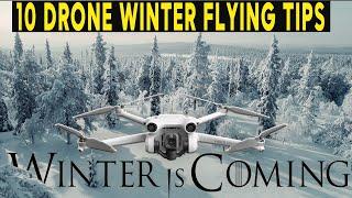 10 WINTER FLYING TIPS for DJI Mini 3 Pro, DJI Mavic 3