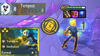 3 Star Ereal ⭐️⭐️⭐️ 8 Tempest, 0 Cooldown - TFT Set 7